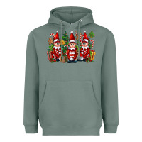 Sage Christmas Elfs Heavyweight Hoodie - FaDigitalArtStudio