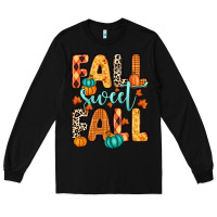 Black Fall sweet Fall Long Sleeve Tee - RanaPortraitStore