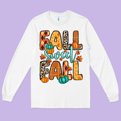 Fall Sweet Fall Long Sleeve Tee Designed By Ranaportraitstore