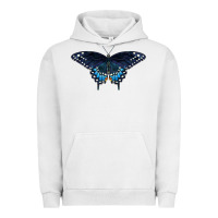 Pigment Lunar Rock Black Swallowtail Butterfly Urban Hoodie - LillyAllenDesigns