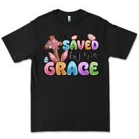 Black saved by his grace Premium Tee - MaliasSmallBusiness