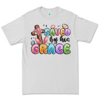 Dove Grey saved by his grace Premium Tee - MaliasSmallBusiness