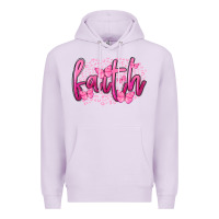 Lilac Faith Breast Cancer Premium Hoodie - FaDigitalArtStudio