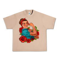 Burro hispanic strong woman with roses Urban Heavy Tee - Jasminsmagicworld