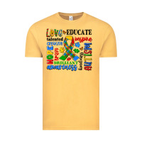 Vintage Mustard autism awareness typography Vintage Tee - Artiststas