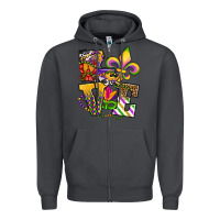 Smoke louisiana map love Zipper Hoodie - OliviaCreatesArt