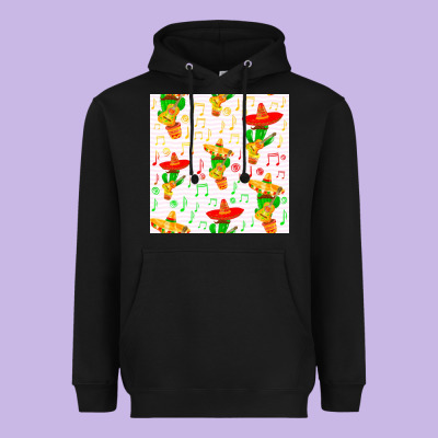 Mexico Seamless Pattern Heavyweight Hoodie Designed By Fadigitalartstudio