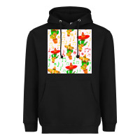 Black mexico seamless pattern Heavyweight Hoodie - FaDigitalArtStudio