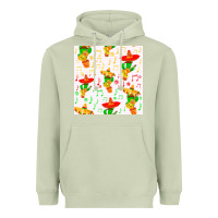 Matcha mexico seamless pattern Heavyweight Hoodie - FaDigitalArtStudio