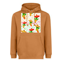 Meerkat mexico seamless pattern Heavyweight Hoodie - FaDigitalArtStudio