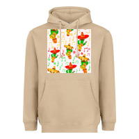 Mushroom mexico seamless pattern Heavyweight Hoodie - FaDigitalArtStudio