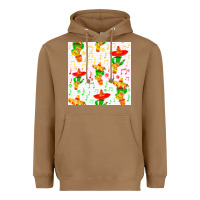 Toasted Coconut mexico seamless pattern Heavyweight Hoodie - FaDigitalArtStudio