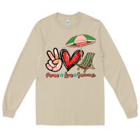 Peace Love Summer Long Sleeve Tee | Teevron