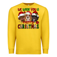 Lemon We Woof You A Merry Christmas Premium Sweatshirt - FaDigitalArtStudio