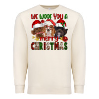 Sandshell We Woof You A Merry Christmas Premium Sweatshirt - FaDigitalArtStudio