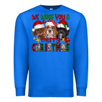 True Royal We Woof You A Merry Christmas Premium Sweatshirt - FaDigitalArtStudio