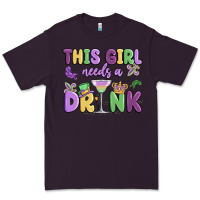 Plum this girl needs a drink Premium Tee - MaliasSmallBusiness