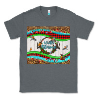 Charcoal Heather winter blessings leopard Classic Tee - LillyAllenDesigns
