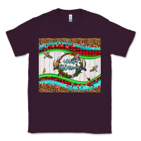 Plum winter blessings leopard Classic Tee - LillyAllenDesigns