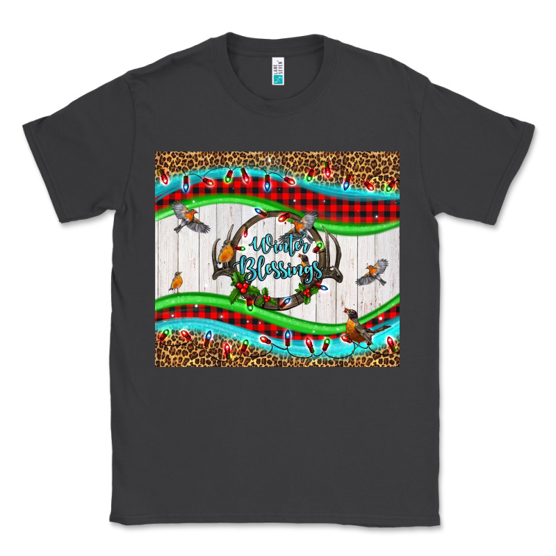 Winter Blessings Leopard Classic Tee by LillyAllenDesigns | Teevron