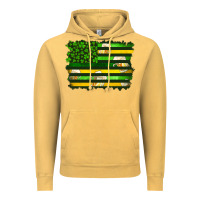 Vintage Mustard st patrick's day american flag Vintage Hoodie - Artiststas