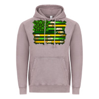 Vintage Zinc st patrick's day american flag Vintage Hoodie - Artiststas
