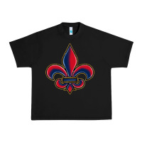 Black louisiana fleur de lis Urban Heavy Tee - BarkalooDesign