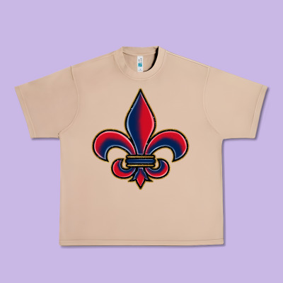 Louisiana Fleur De Lis Urban Heavy Tee Designed By Barkaloodesign