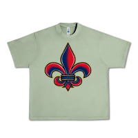 Oil Green louisiana fleur de lis Urban Heavy Tee - BarkalooDesign
