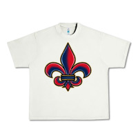 Pistachio louisiana fleur de lis Urban Heavy Tee - BarkalooDesign