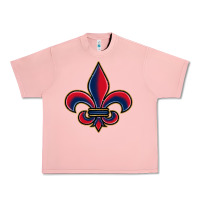 Salmon louisiana fleur de lis Urban Heavy Tee - BarkalooDesign