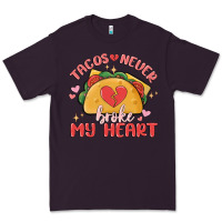 Plum tacos never broke my heart Premium Tee - MaliasSmallBusiness