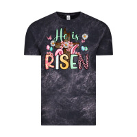 Cloud Black he is risen Vintage Tee - Artiststas