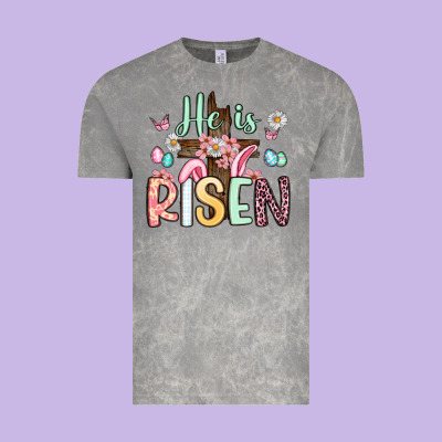 He Is Risen Vintage Tee Designed By Artiststas