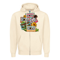 Sandshell 90s country caassette tapes Zipper Hoodie - OliviaCreatesArt