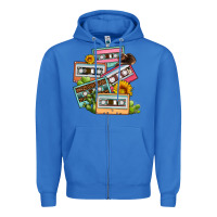 True Royal 90s country caassette tapes Zipper Hoodie - OliviaCreatesArt