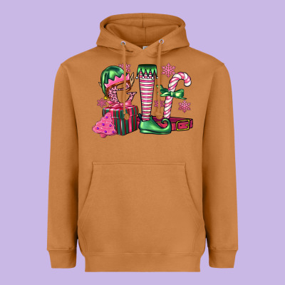 Elf Heavyweight Hoodie Designed By Fadigitalartstudio