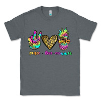 Charcoal Heather peace love summer Classic Tee - JahusDesignShop