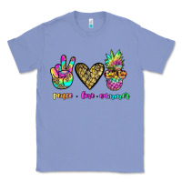 Colony Blue peace love summer Classic Tee - JahusDesignShop