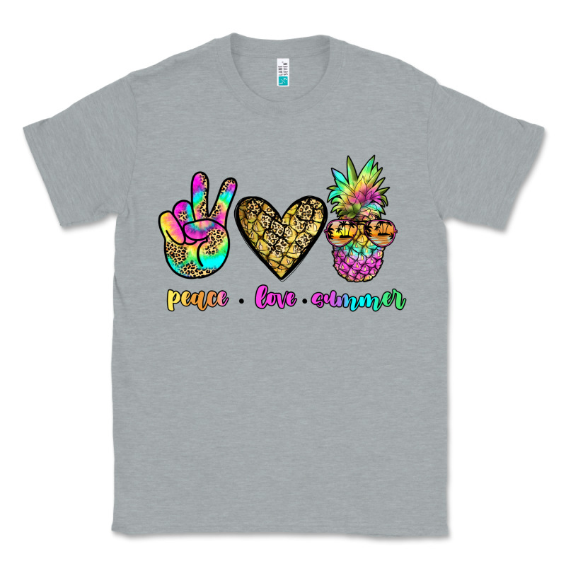 Peace Love Summer Classic Tee by JahusDesignShop | Teevron