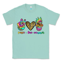 Seafoam peace love summer Classic Tee - JahusDesignShop