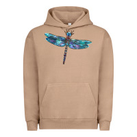 Pigment Burro Blue Dragonfly Urban Hoodie - LillyAllenDesigns