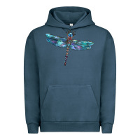 Pigment Midnight Navy Blue Dragonfly Urban Hoodie - LillyAllenDesigns