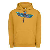 Pigment Peanut Butter Blue Dragonfly Urban Hoodie - LillyAllenDesigns
