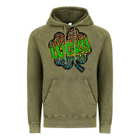 Vintage Olive lucky st patrick s day Vintage Hoodie - Artiststas