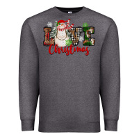 Charcoal Heather Love Christmas Snowman Premium Sweatshirt - FaDigitalArtStudio
