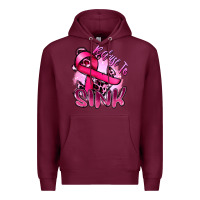 Burgundy Refuse to sink Cancer Premium Hoodie - FaDigitalArtStudio