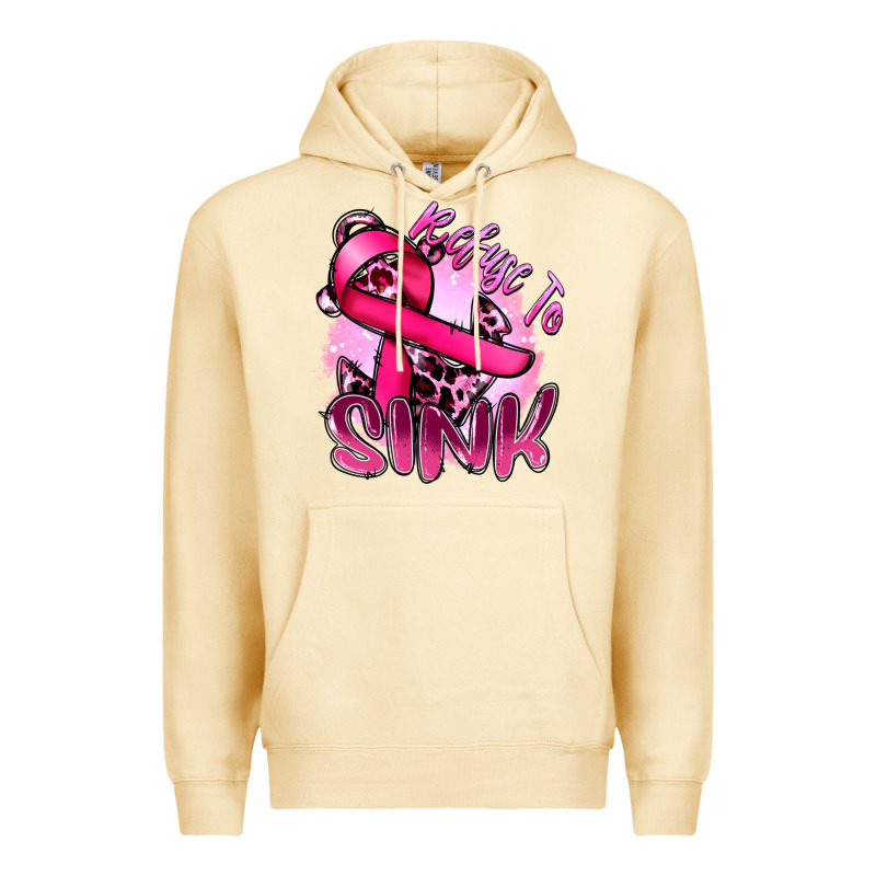 Refuse To Sink Cancer Premium Hoodie by FaDigitalArtStudio | Teevron