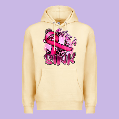 Refuse To Sink Cancer Premium Hoodie Designed By Fadigitalartstudio