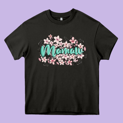 Mamaw Heavy Core Tee Designed By Maliassmallbusiness